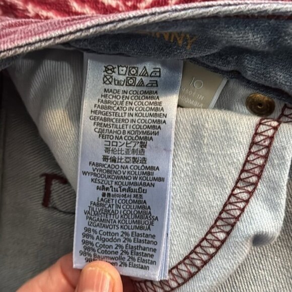 Michael Kors 10 Maroon Izzy Skinny Jeans - Picture 3 of 9